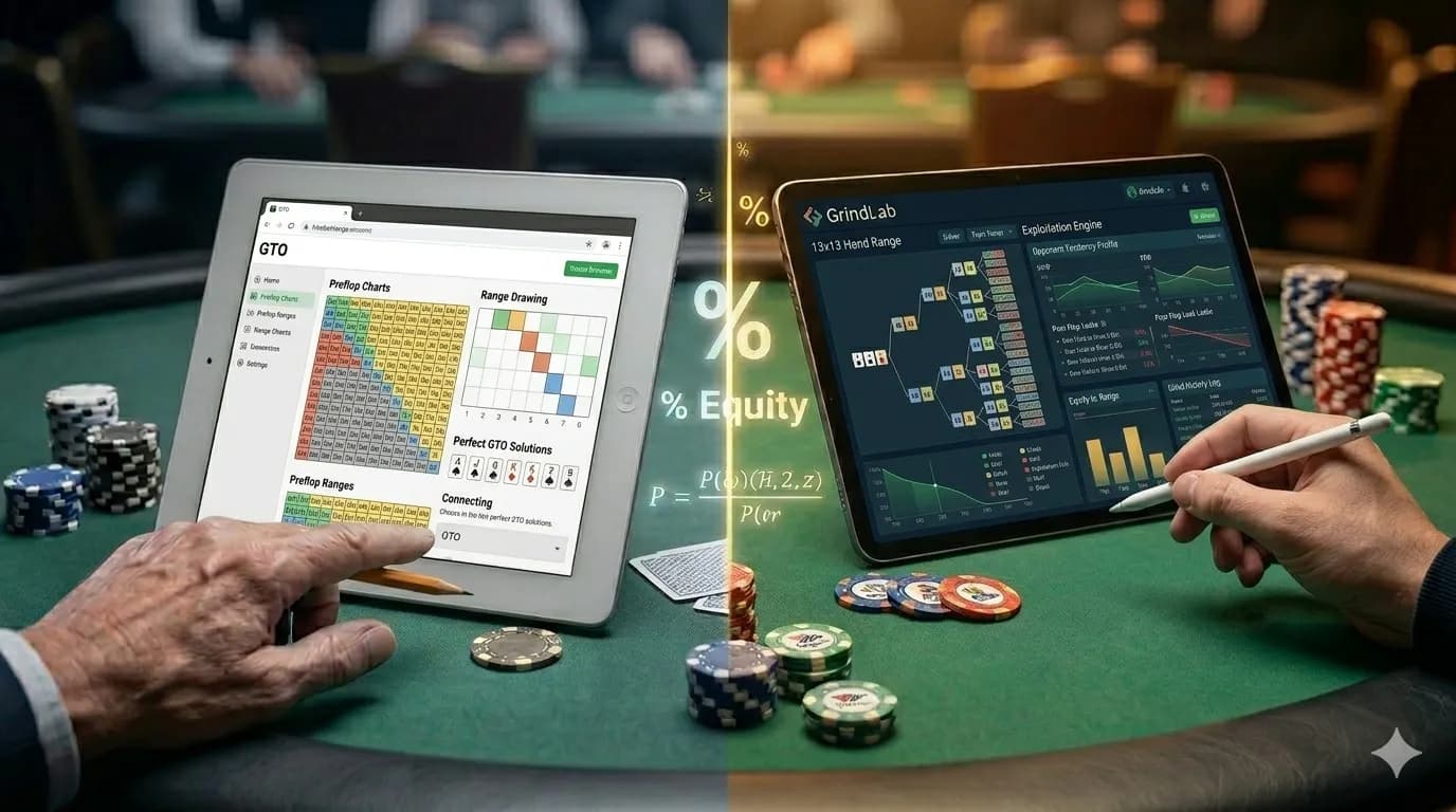 GrindLab vs FreeBetRange : Exploitation vs Training GTO Preflop